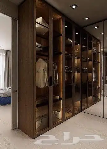 مطابخ خشب ودواليب ملابس ومطابخ صاج والمنيوم ورخام 9