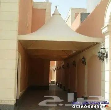 مظلات جلسات سندويش بنل سواتر وجميع اعمال الحداده 1