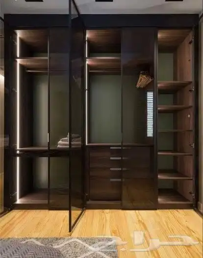 مطابخ خشب ودواليب ملابس ومطابخ صاج والمنيوم ورخام 8