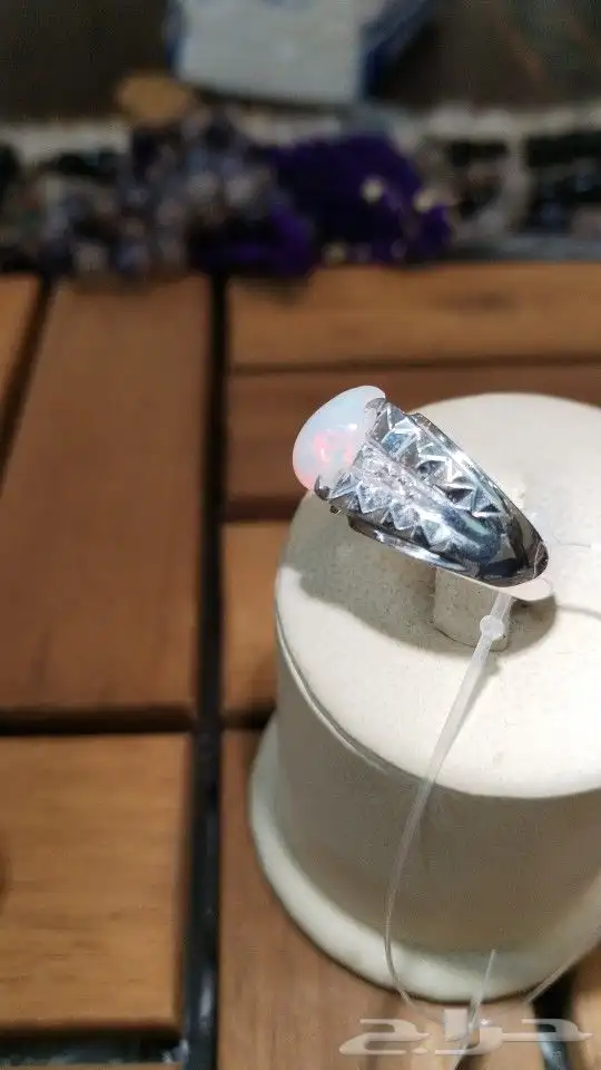 خاتم اوبال ابيض فل فاير 4