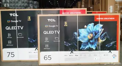 شاشات TCL وال جي ودانسات وجيباس وكي ام سي وماجك 3