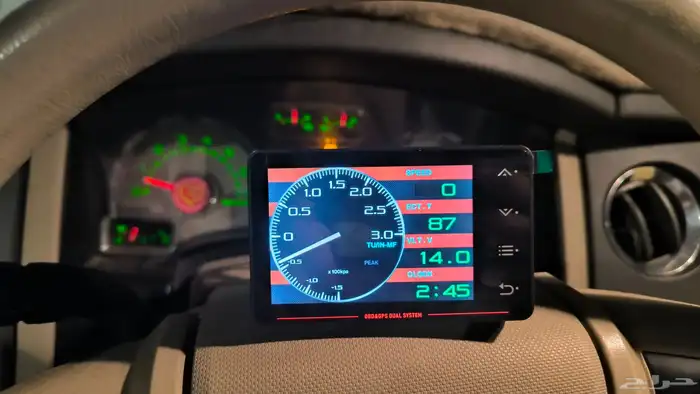 قيج وعداد سرعة رقمي بنظام OBD2 و GPS   دقة عالية 7