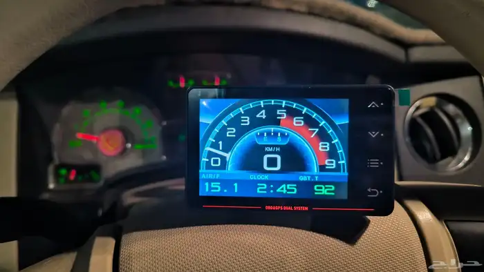 قيج وعداد سرعة رقمي بنظام OBD2 و GPS   دقة عالية 9