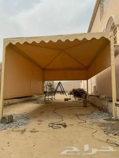 مواقف سيارات مظلات وسواتر جيزان 15