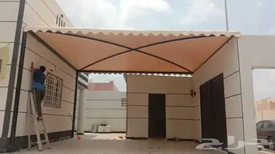 مواقف سيارات مظلات وسواتر جيزان 17