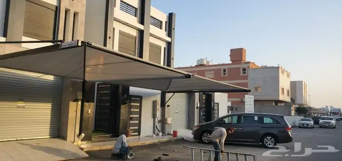 مظلات سيارات مظلات جلسات خارجية مظلات قماش مظلات جلد 15