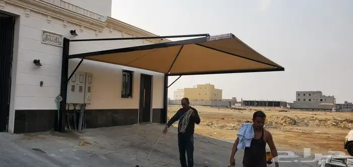 مظلات سيارات مظلات جلسات خارجية مظلات قماش مظلات جلد 1