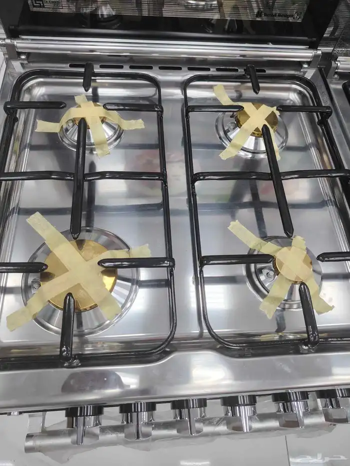 غاز تكنو جاز مقاس 60X60 عيون نحاس الذهبي 3