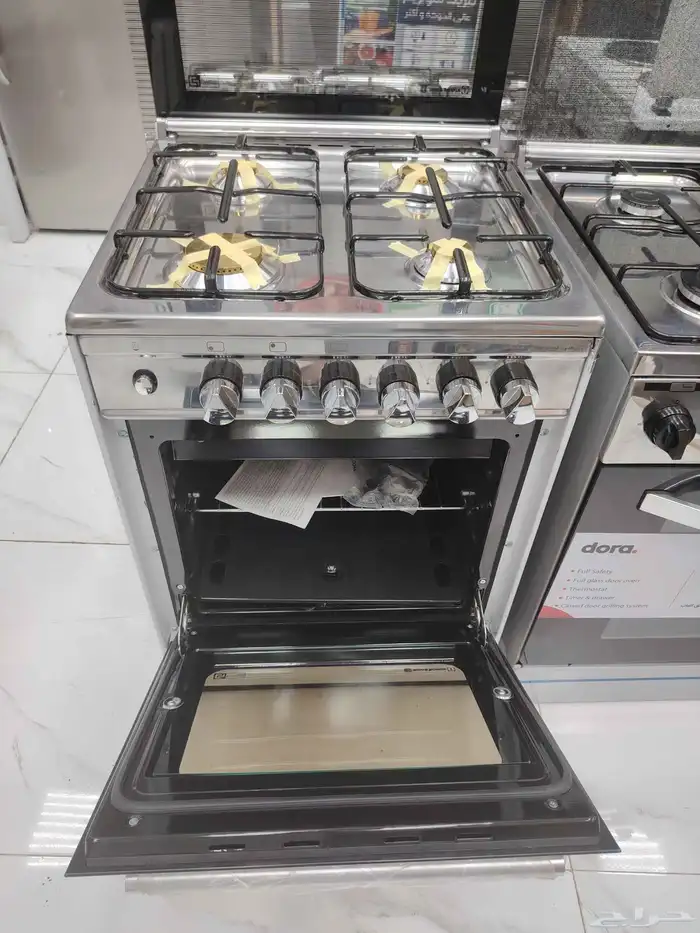 غاز تكنو جاز مقاس 60X60 عيون نحاس الذهبي 4