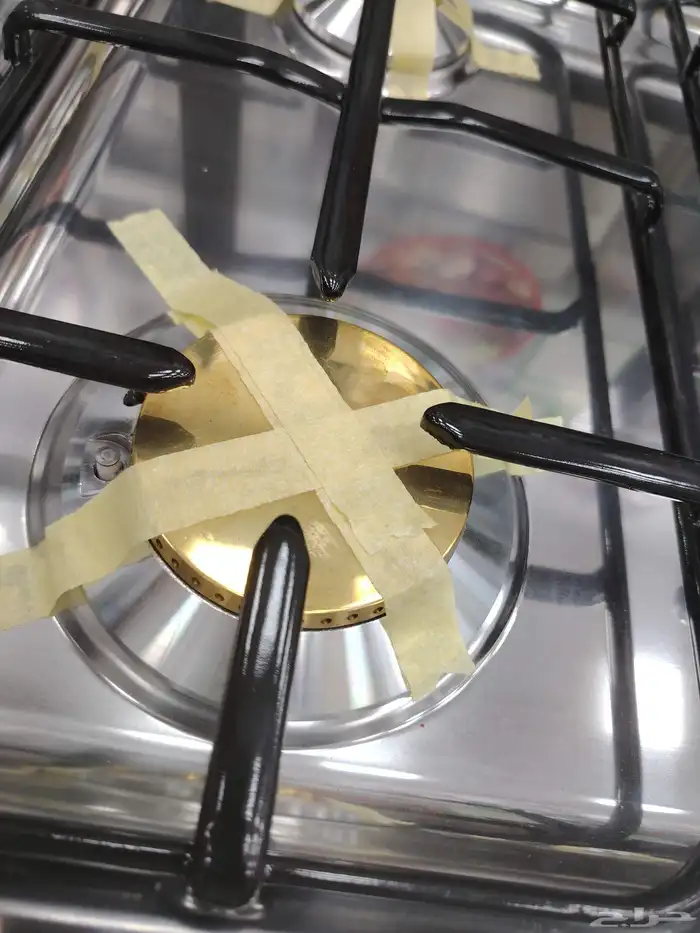 غاز تكنو جاز مقاس 60X60 عيون نحاس الذهبي 2