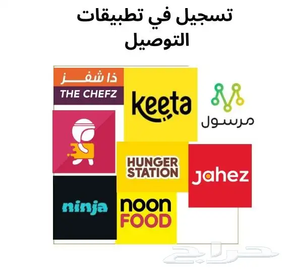 تسجيل نشاطك في تطبيقات التوصيل بسعر رمزي مطعم محل كوفي 0