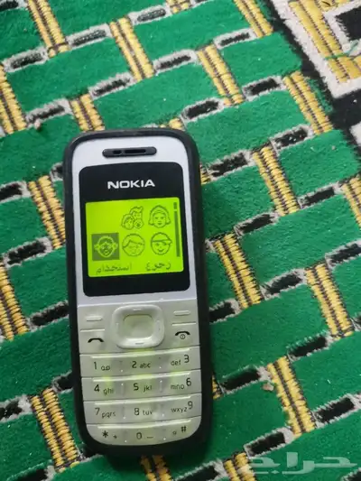 جوال نوكيا 1200 صناعه هندي ابو شاشه خضرا 0