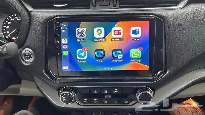 تركيب شاشه اكستيرا 2022مع كيمره خلفيه Installing an Xterra 0
