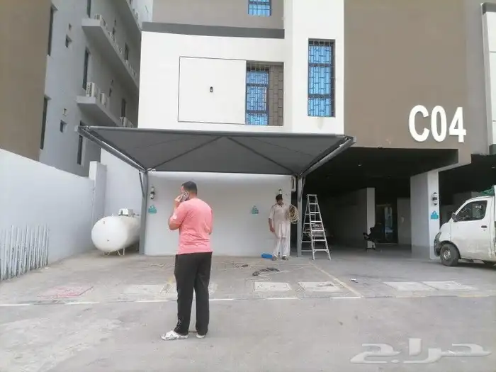 مظلات سيارات مظلات جلسات خارجية مظلات قماش مظلات جلد 7