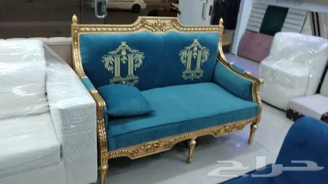 كنب كلاسيكي مجلس تفصيل حسب الطلب فى الصناعية خميس مشيط ابو م 6