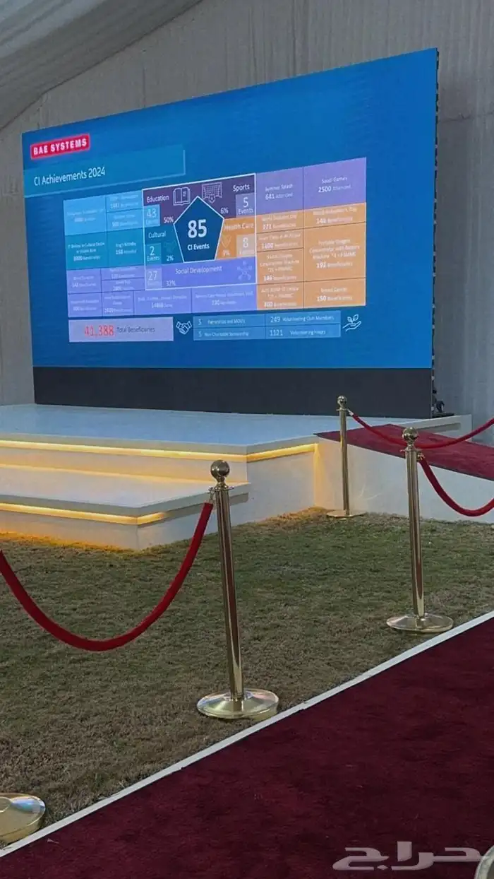 شاشات عرض واضاءة احجز لتخرجك الان 9