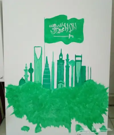 رسام .دام عزك ياوطن رسومات وطنية 5