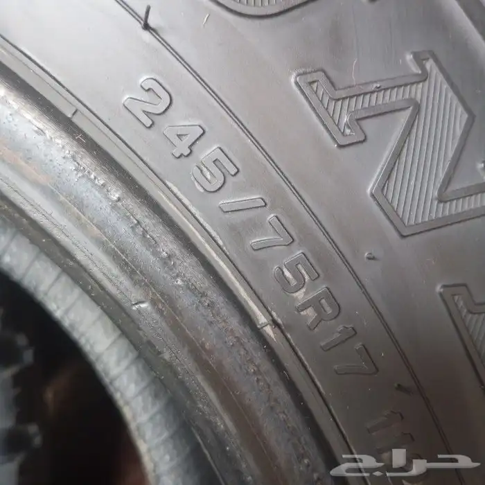 كفرات دنلوب بن زجر مقاس 245 75 17 6