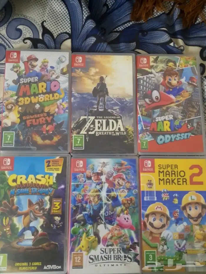 أشرطة نينتيندو سويتش Nintendo switch 0