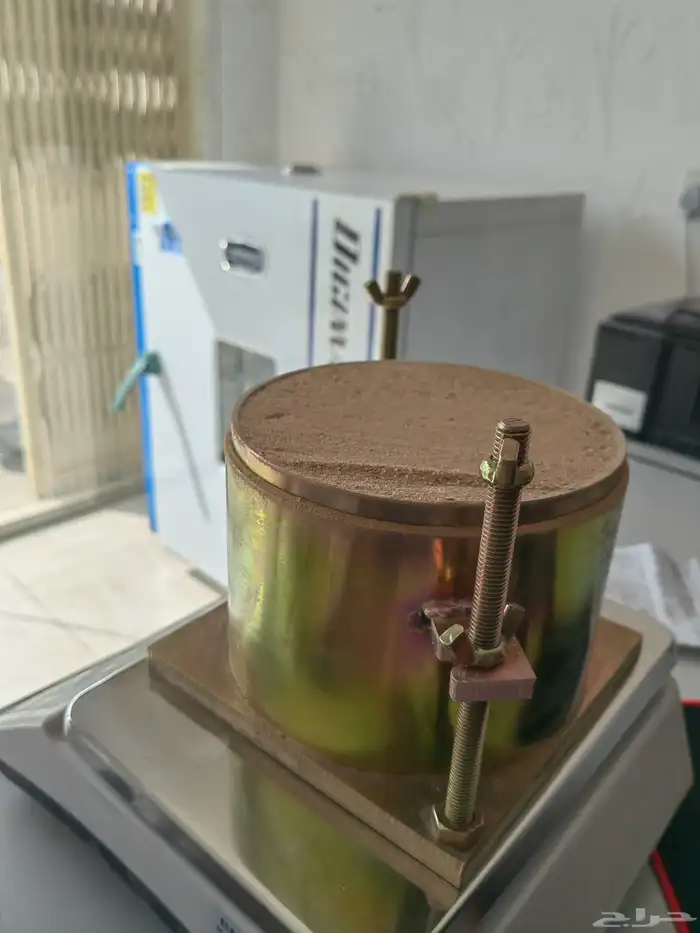 Field Density Test اختبار دمك التربه مختبر تربه 5
