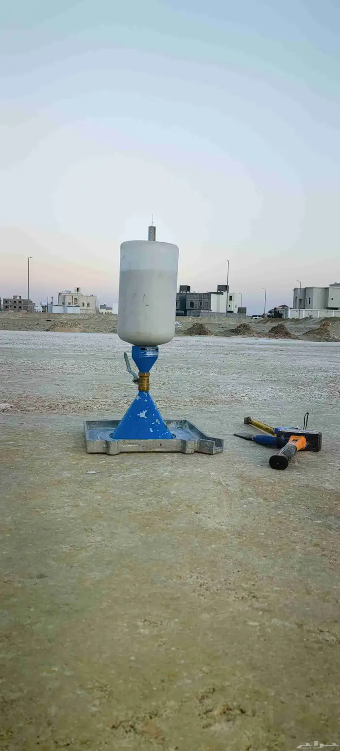 Field Density Test اختبار دمك التربه مختبر تربه 3