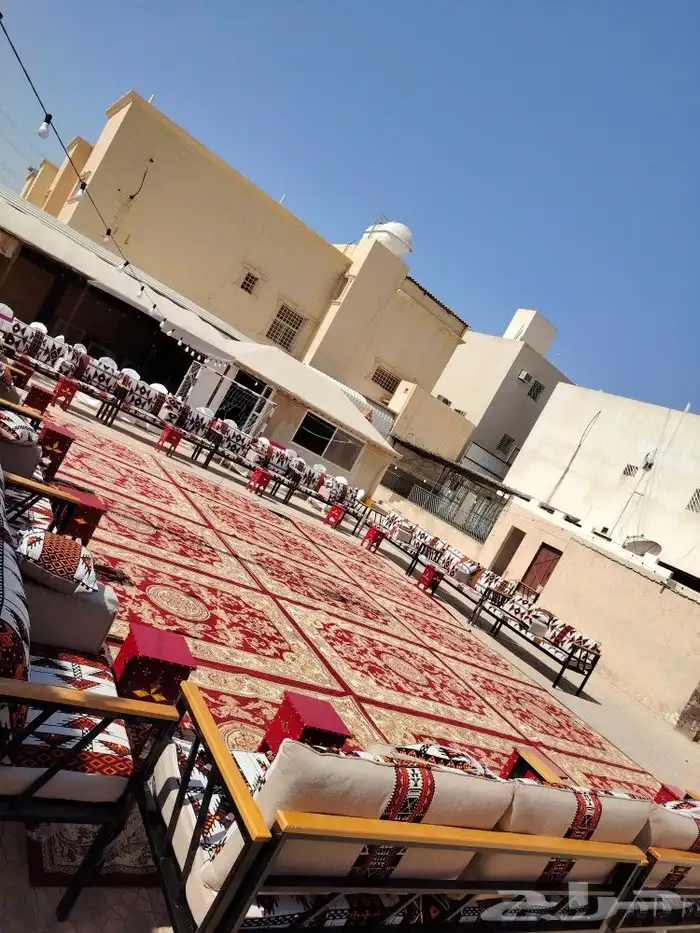 يوجد لدينا ايجار مكيفات خيم كراسي كنب جلسات شعبية 2