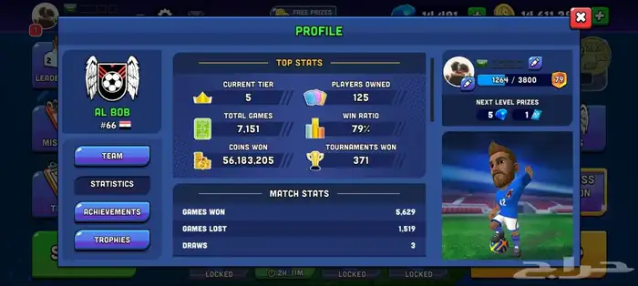 حساب لعبه. mini football للبيع 1