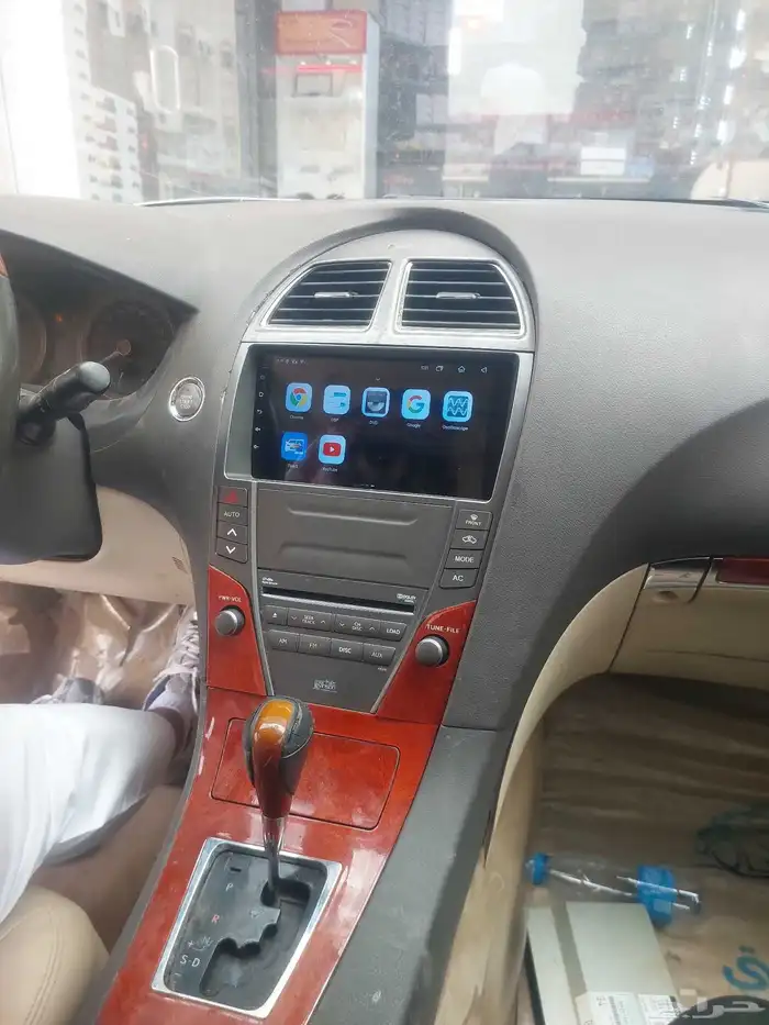 تركيب شاشه لكزس اي اس 350من 2007ال2012.. 350.ES. Lexus 4