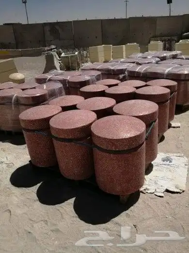 حواجز خرسانيه وزينة حدائق مناهيل مصدات قواعد اناره 6