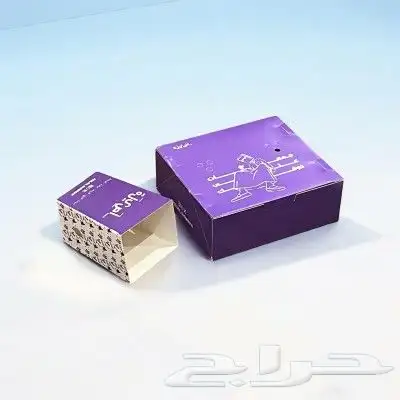 لدينا جميع المقاسات البوكسات باجود الخامات والطباعه 5