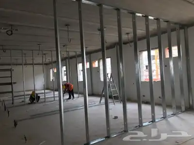 معلم اسمنت بورد جبس بورد تصميم غرف دهانات تشطيبات ديكورات 1
