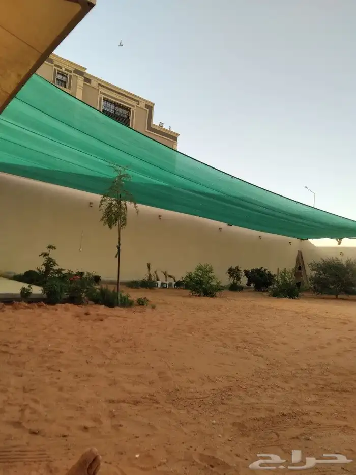 شبك زراعي اخظر للمشاتل والزراعه مع التركيب وبدون تركيب 1