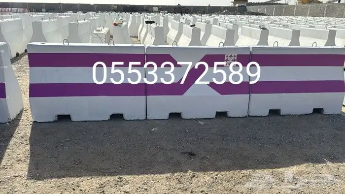 حواجز خرسانيه وزينة حدائق مناهيل مصدات قواعد اناره 0