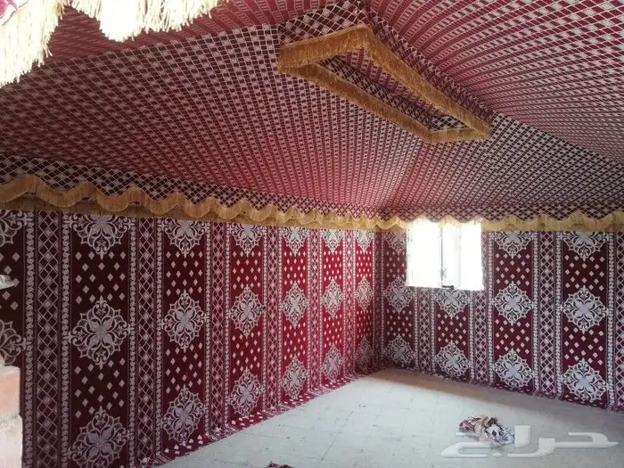 تلبيس قماش مشبات مجالس عربية 0