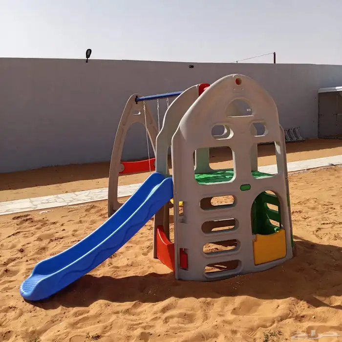 بيت بلاستيكيه مراجيح زحاليه للاطفال قويه امان للاطفال 5