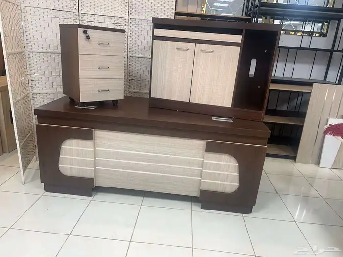 مكتب دولاب  رسي مكتب بارتيشن وركستيشن كاؤنتر استقبال 5