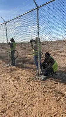 شبك اسوار شبوك تسوير اراضي مجلفن سياج تشبيك 8