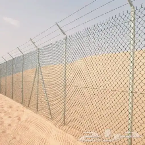 شبك اسوار شبوك تسوير اراضي مجلفن سياج تشبيك 4