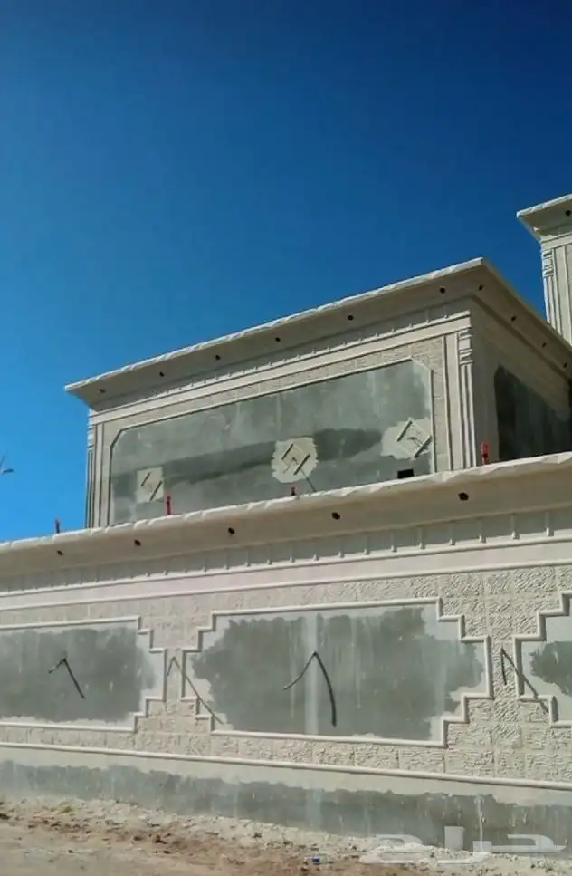 ديكورات خارجيه المكونه من اسمنت الرياض وبطحاء الرياض 2