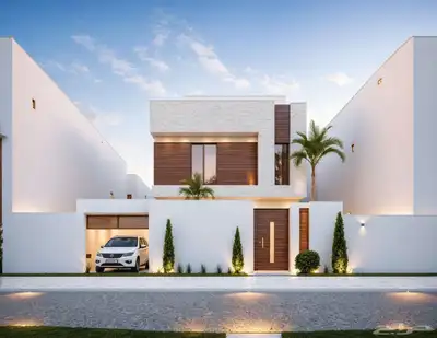 تصميم معماري تصميم فلل استراحات شاليهات واجهات 0