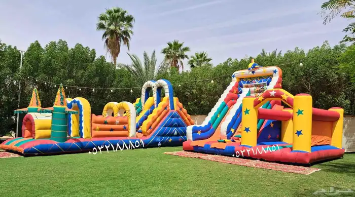 تاجير نطيطات زحاليق مسبح العاب هوائيه الرياض 0