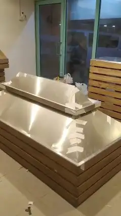 ديكور محل خضراء كامل للبيع خشبي 3