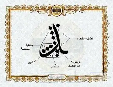 معلم ومدرب للخط العربي 6