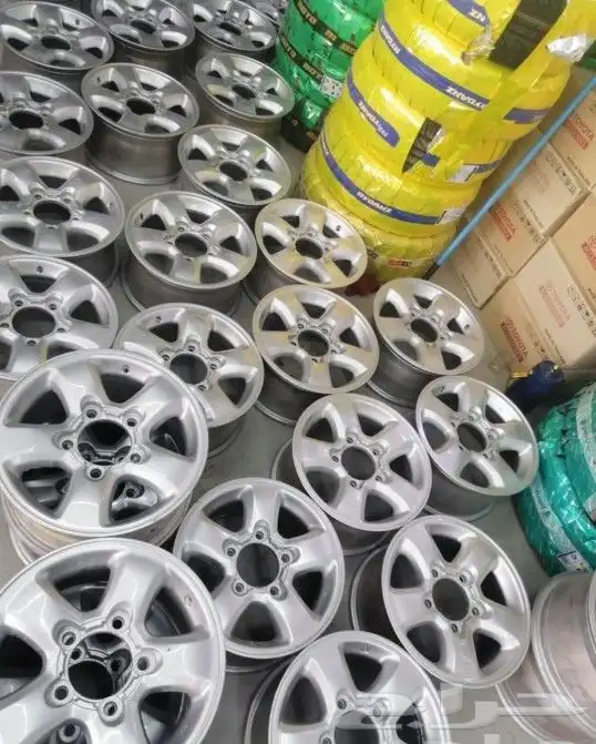 جنوط جيب لاندكروزر 2002 اصلي وكاله مقاس 16 1