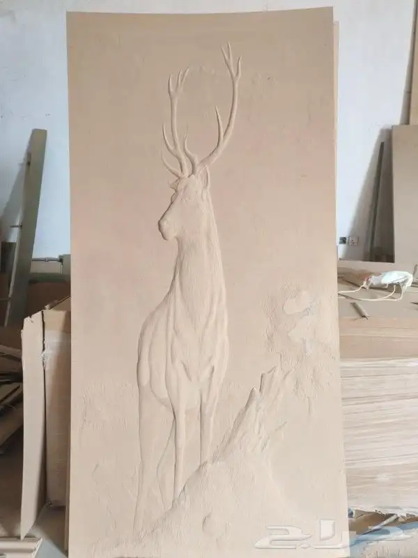 حفر لوحات خشبية 3D حسب الطلب 3