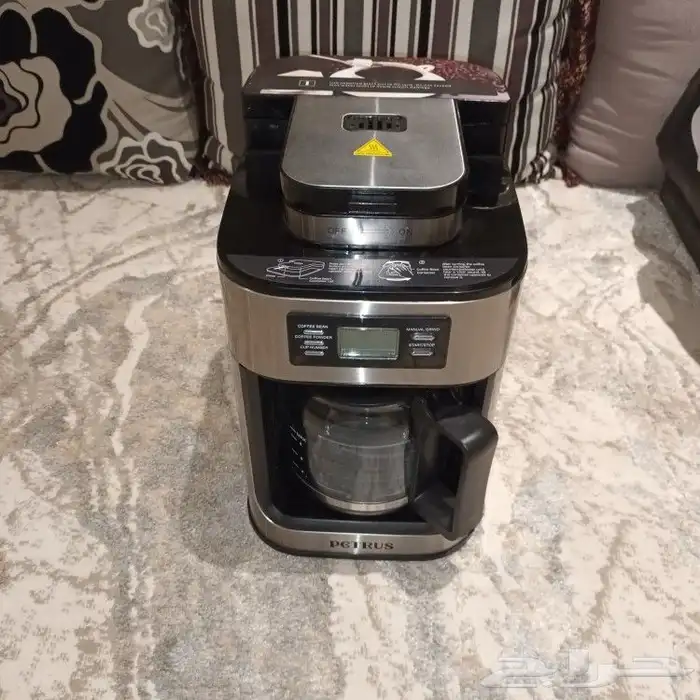 مكينة قهوة مدمجه بطاحونة 0