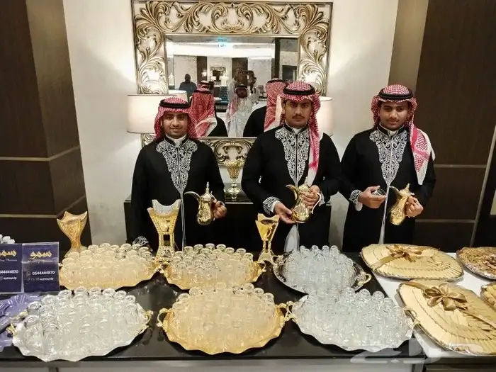 قهوة الشرقيه للضيافة الملكيه قهوجيين وصبابين رجال ونساء 8
