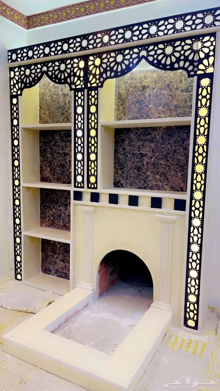 أفران مشبات شلالات غرف تراثيه نوافير ديكورات جبسيه 5