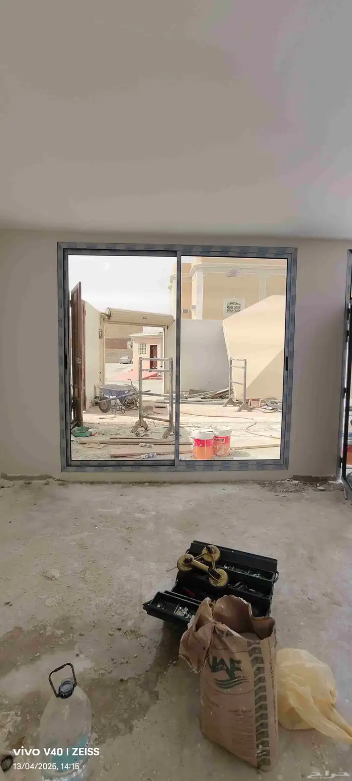 باب المنيوم شباك المنيوم شرائح 4