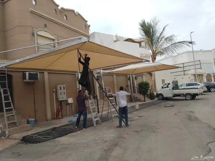تركيب مظلات سيارات تركيب مظلات جلسات 3